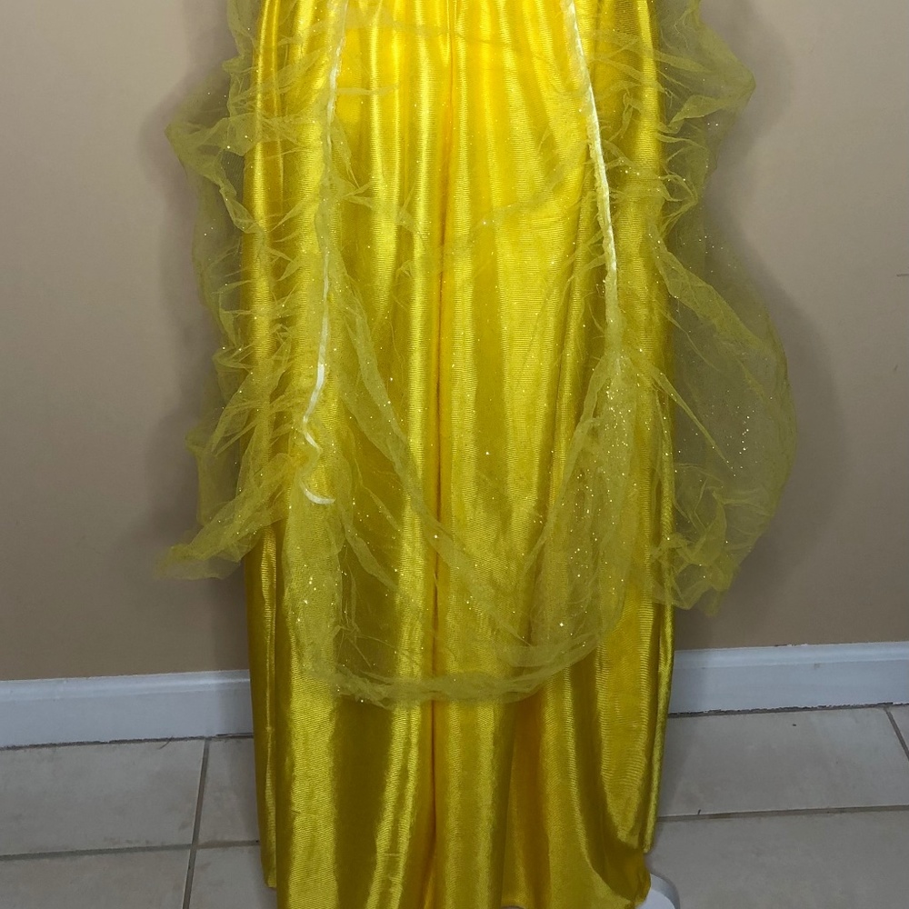 Beauty and the Beast Belle Yellow Long Dress - Picture 4 of 7